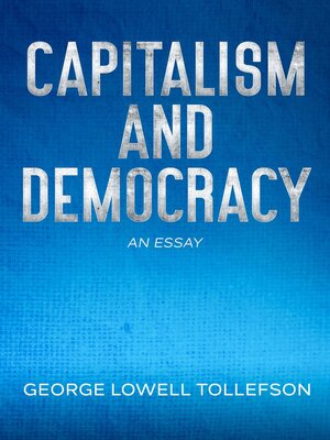 cover image of Capitalism and Democracy